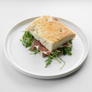 Focaccia jambon cru